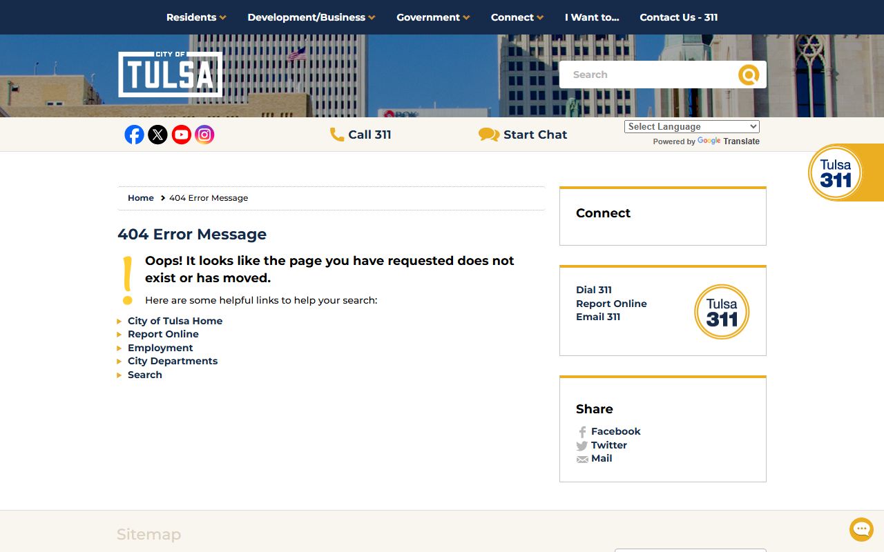 Tulsa residents directory city clerk records and government page