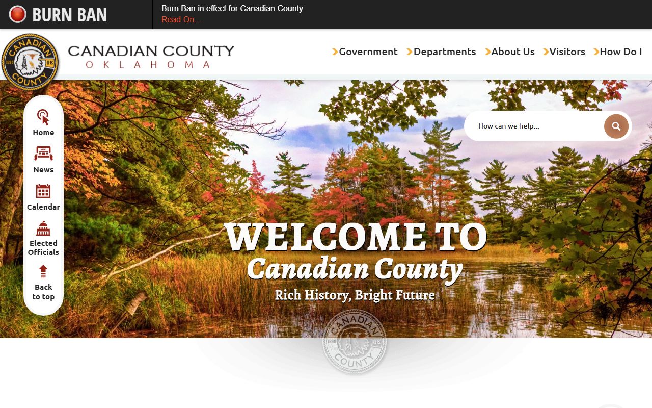 Canadian County official website court inmate and property records in the Canadian County residents directory