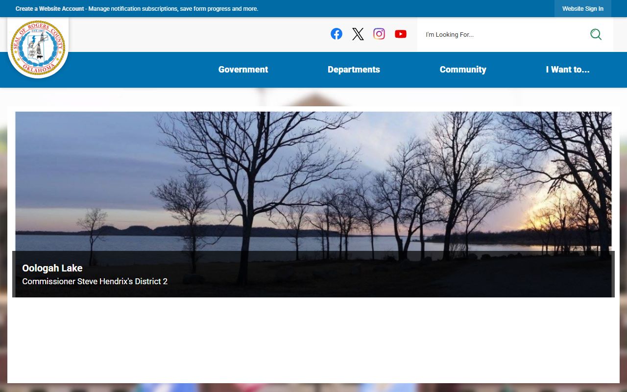 Rogers County residents directory court inmate and property records