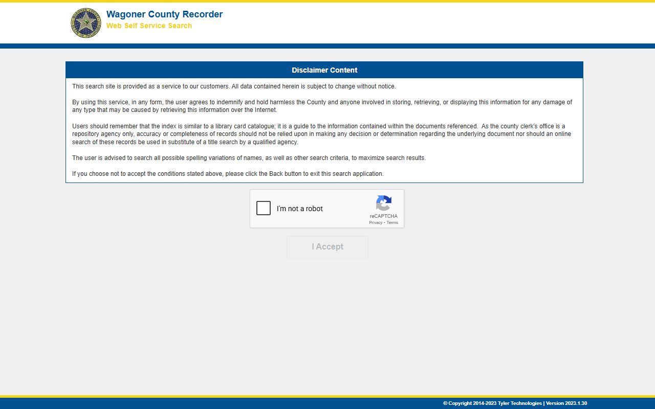 Wagoner County residents directory government records portal